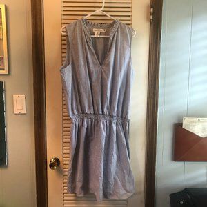 Seersucker H&M Drop Waist Dress